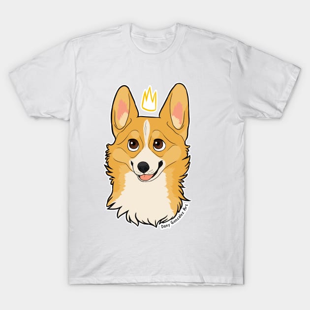 Corgi Royalty T-Shirt by mexicanine